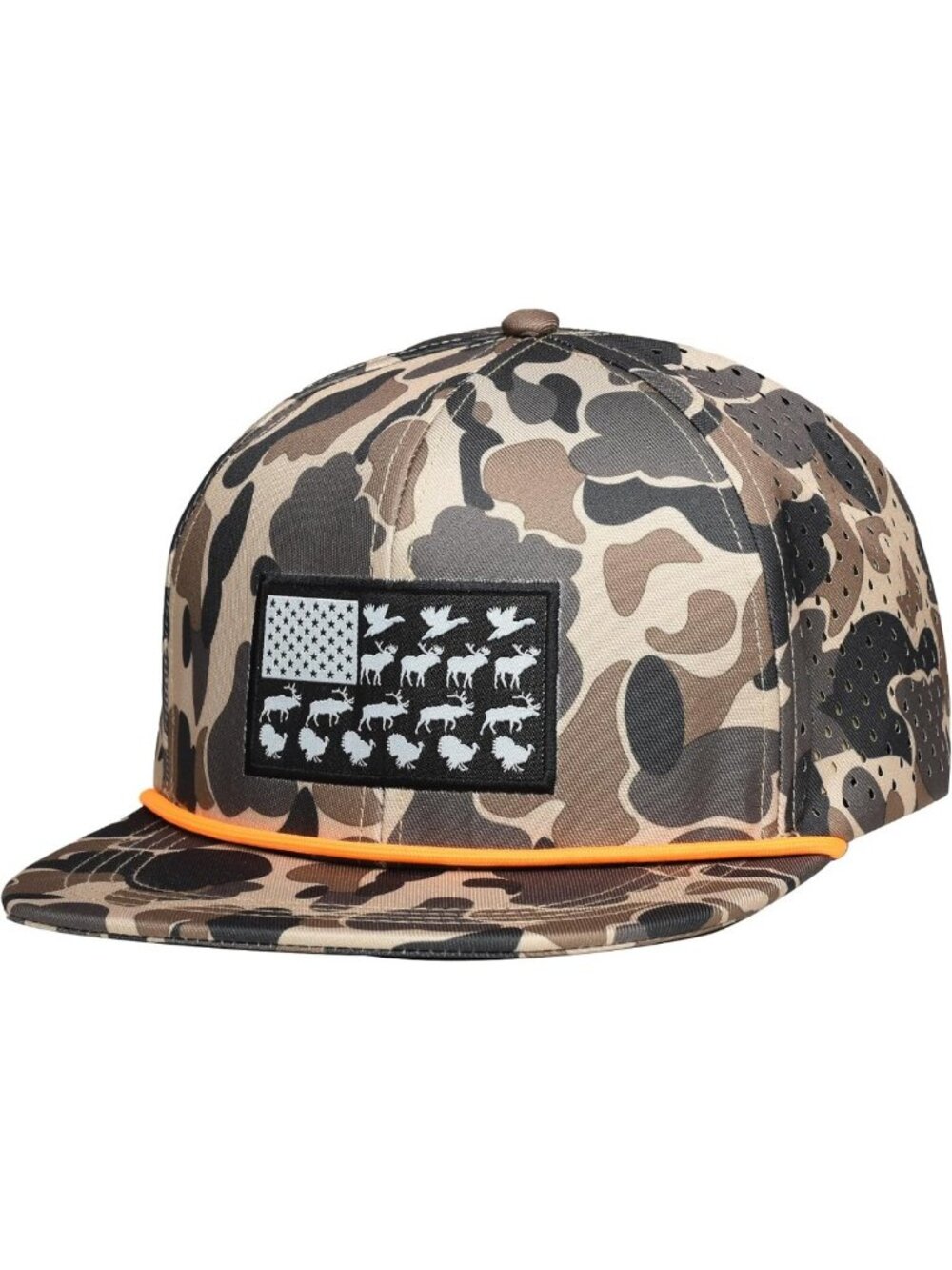 Breathable Mesh Performance Trucker Hat - Flat Brim Snapback Cap for Outdoors